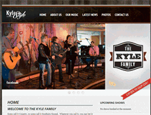 Tablet Screenshot of kylefamily.com